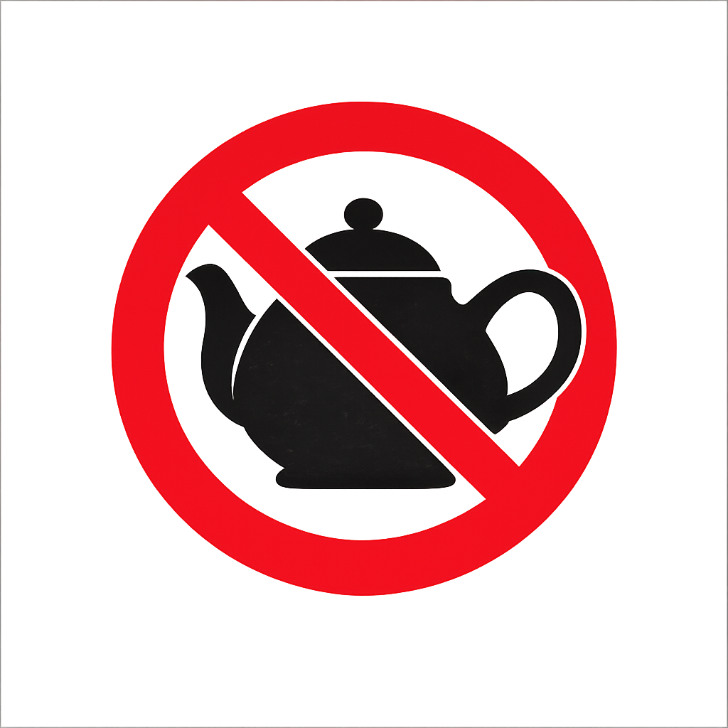 No teapots